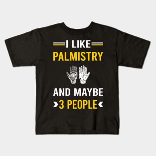 3 People Palmistry Palmist Palm Reading Reader Fortune Telling Teller Kids T-Shirt